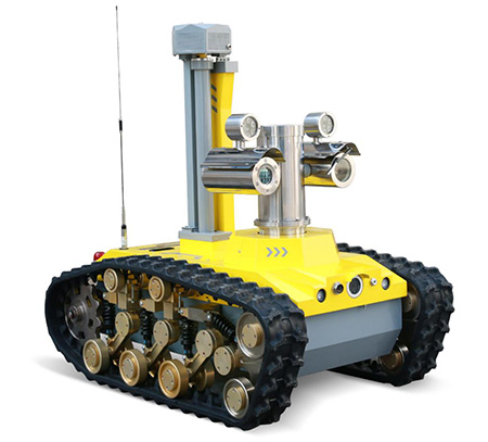 消防侦查机器人mesh组网通信方案